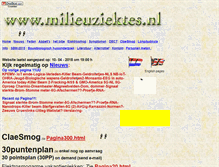 Tablet Screenshot of milieuziektes.nl